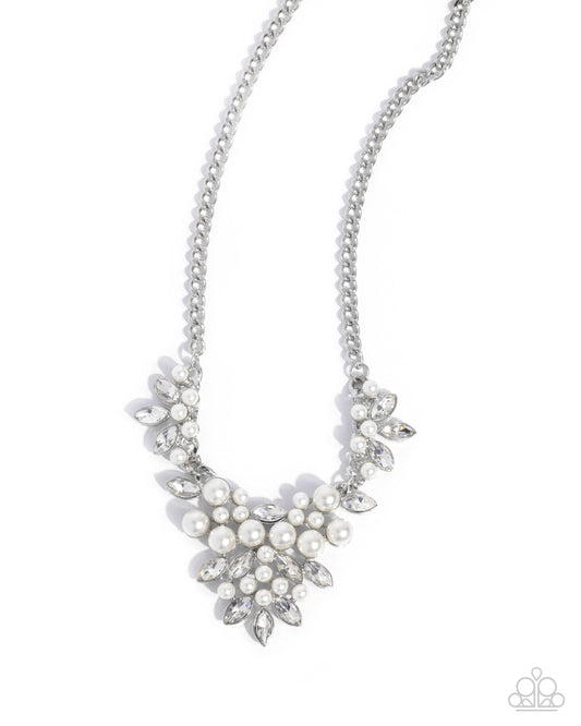 Paparazzi Fresh Facets - White Necklace