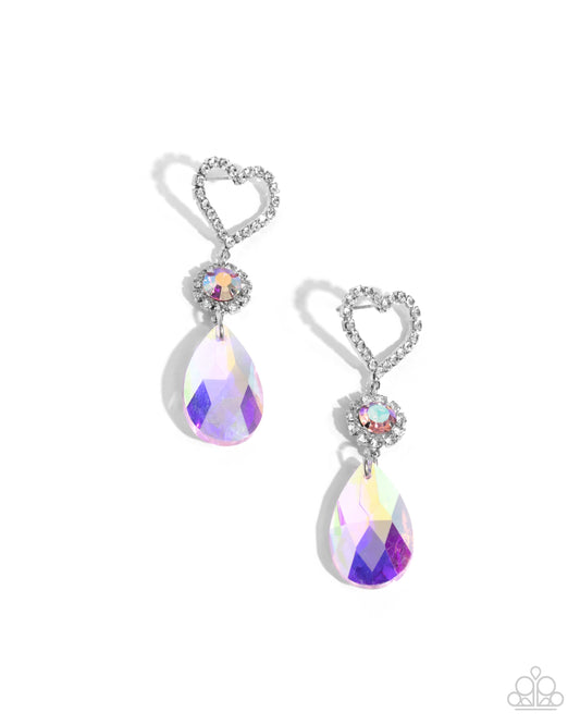 A Finishing Touch Faceted Frenzy - Pink Earrings