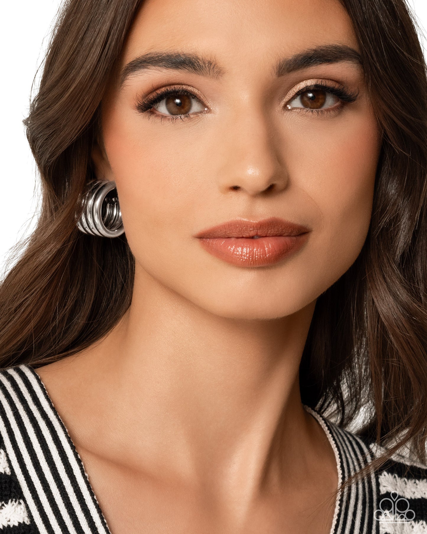 A Finishing Touch Continuous Construction - Silver Earrings
