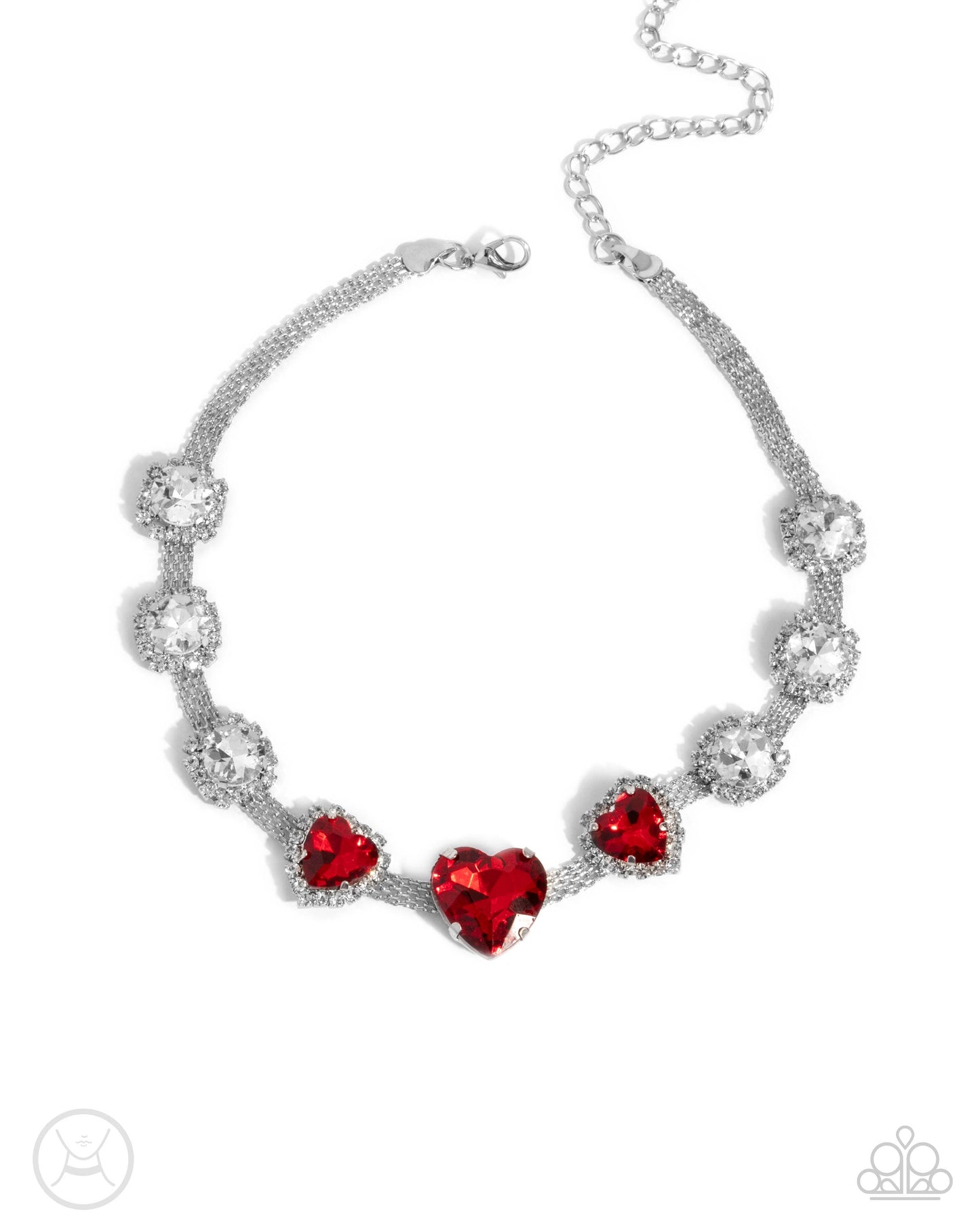 Paparazzi Valentines Vibe - Red Necklace