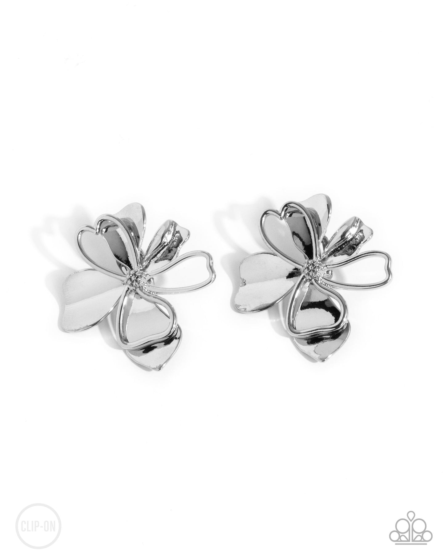 Paparazzi Sweetness and Light - Silver Clip On Earrings