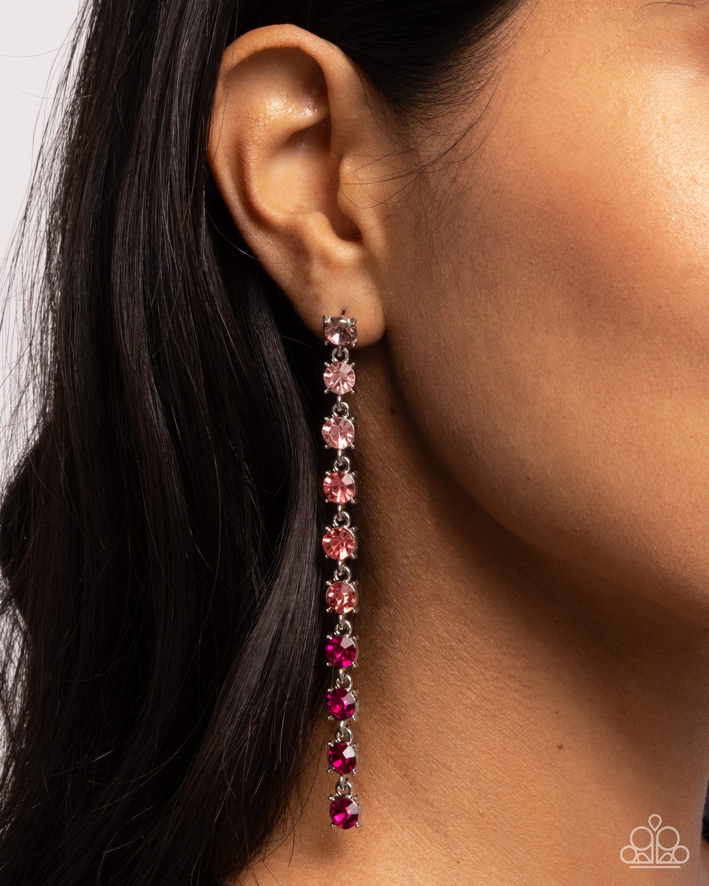 Paparazzi Opulent Ombré - Pink Earrings