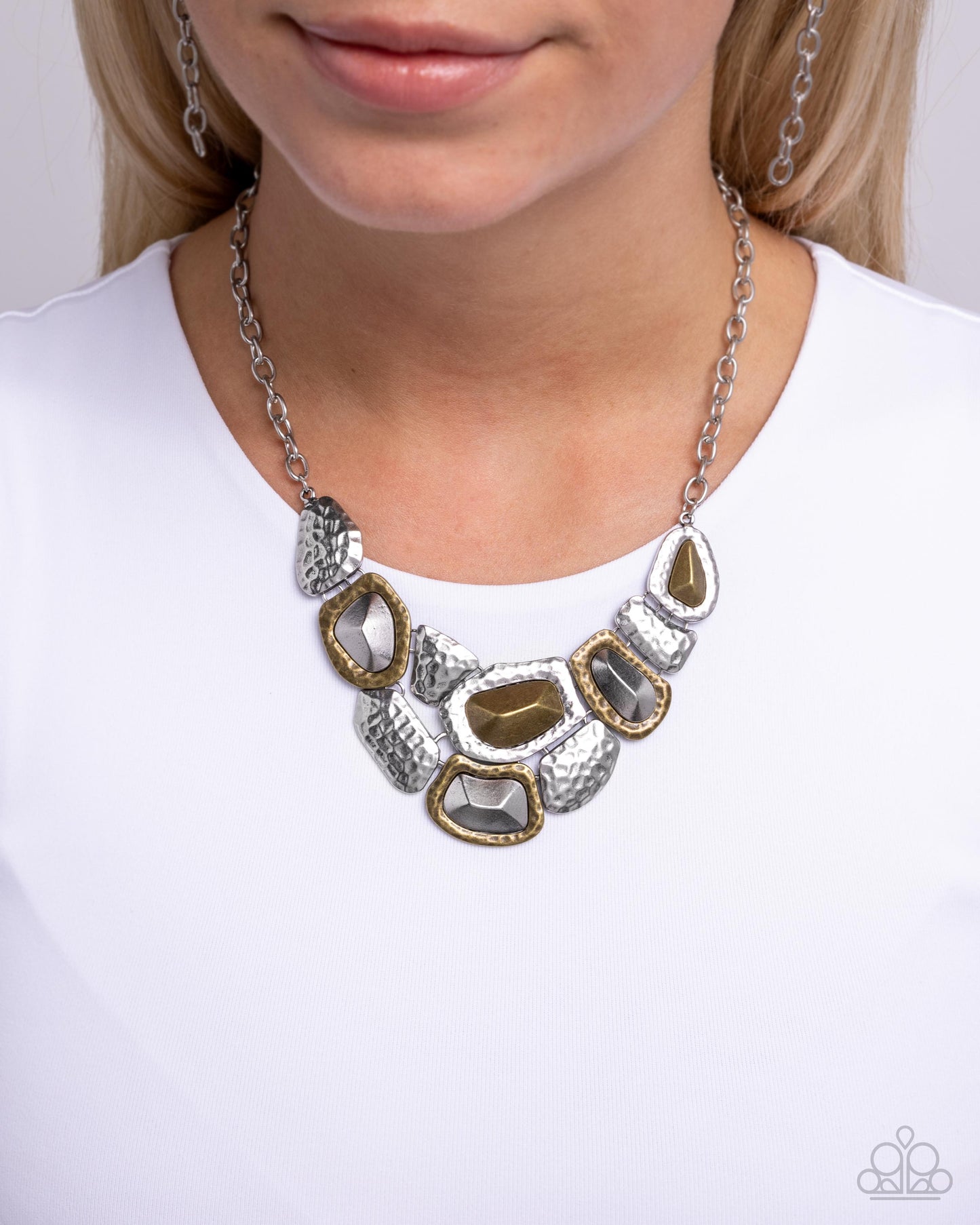 Paparazzi Mixed Motive - Silver Multi Necklace