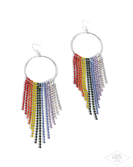 A Finishing Touch Streamlined Shimmer - Multi Earrings