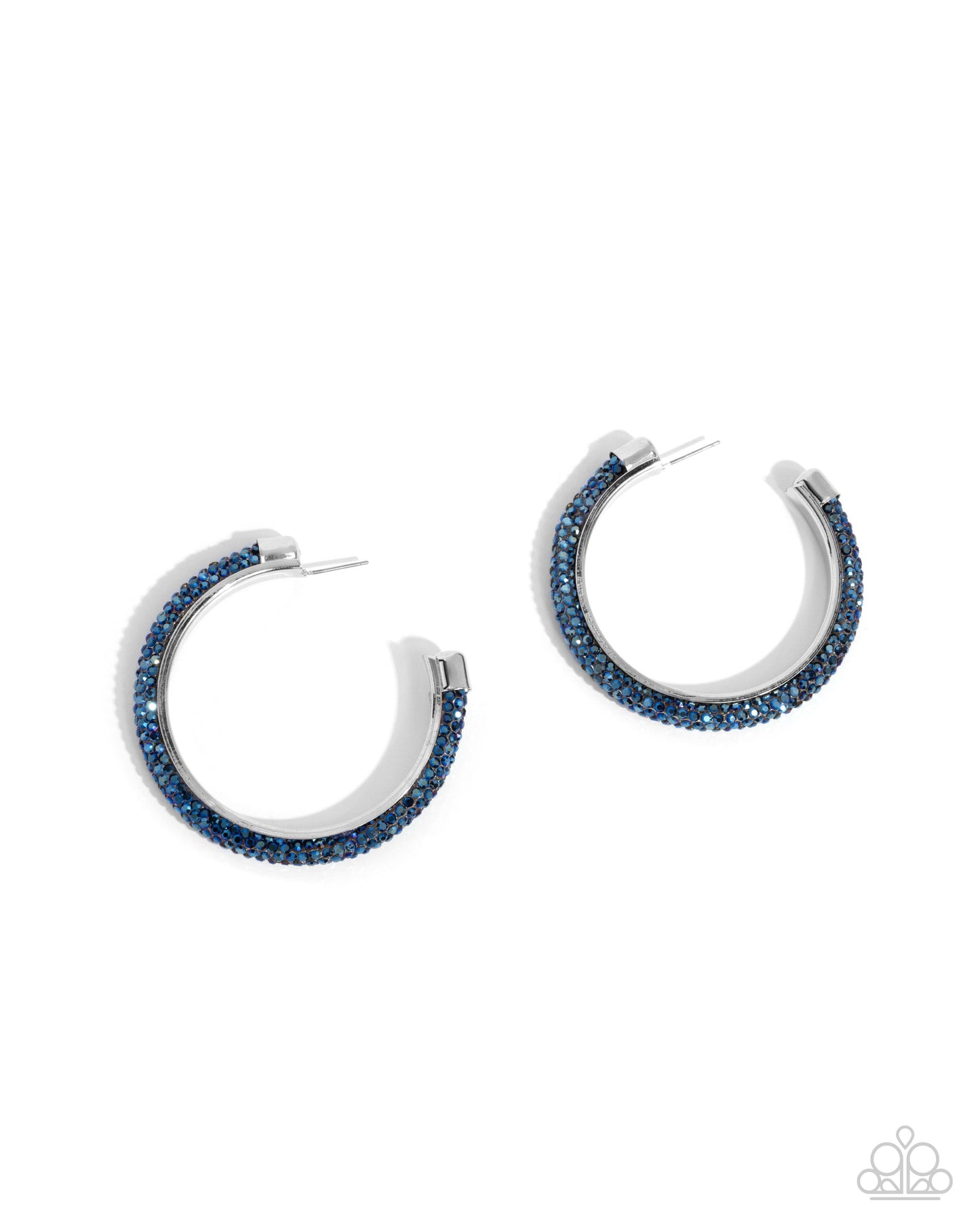 Paparazzi Chiseled Crescendo - Blue Earring