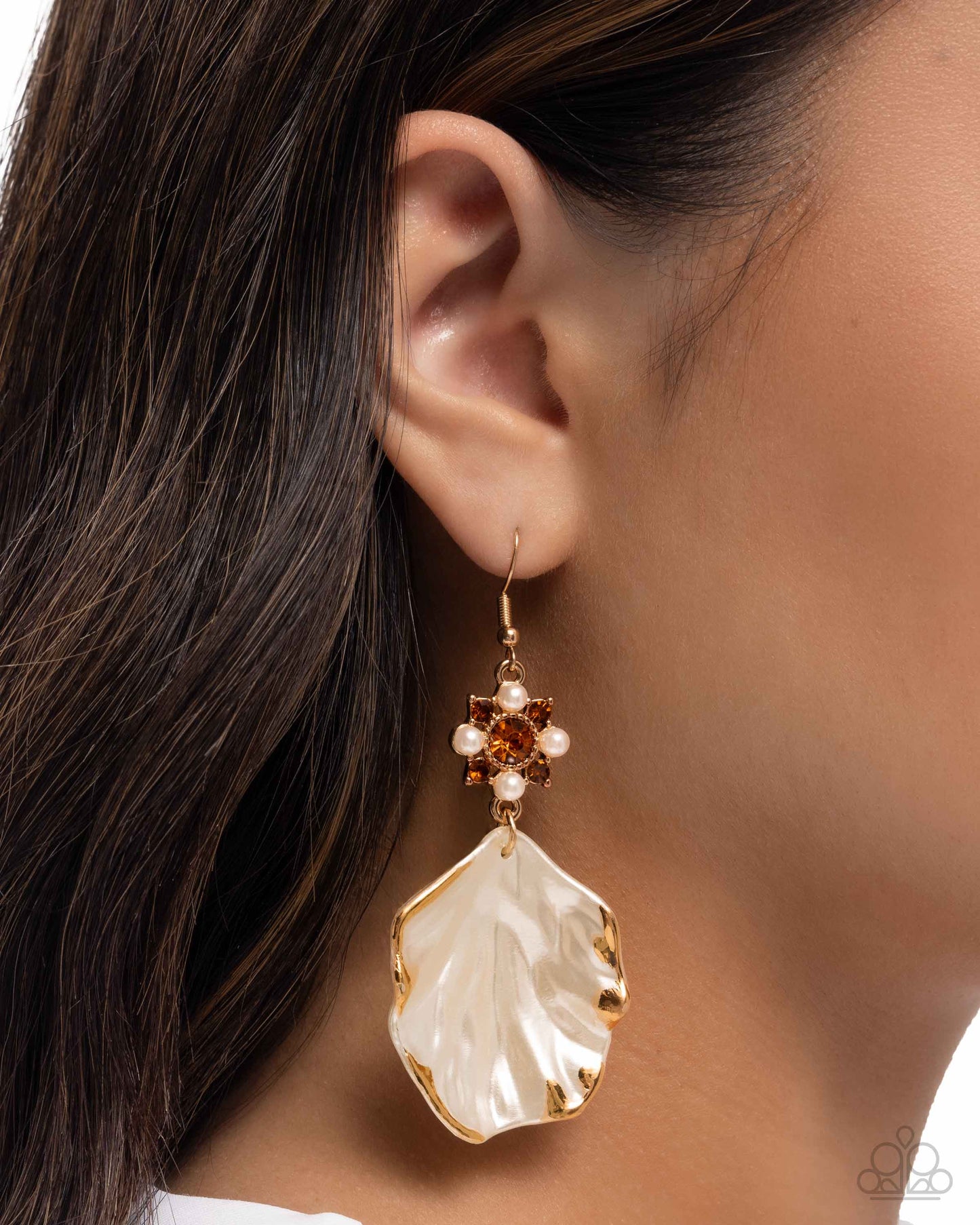 A Finishing Touch Coastal Candidate - Brown Earrings