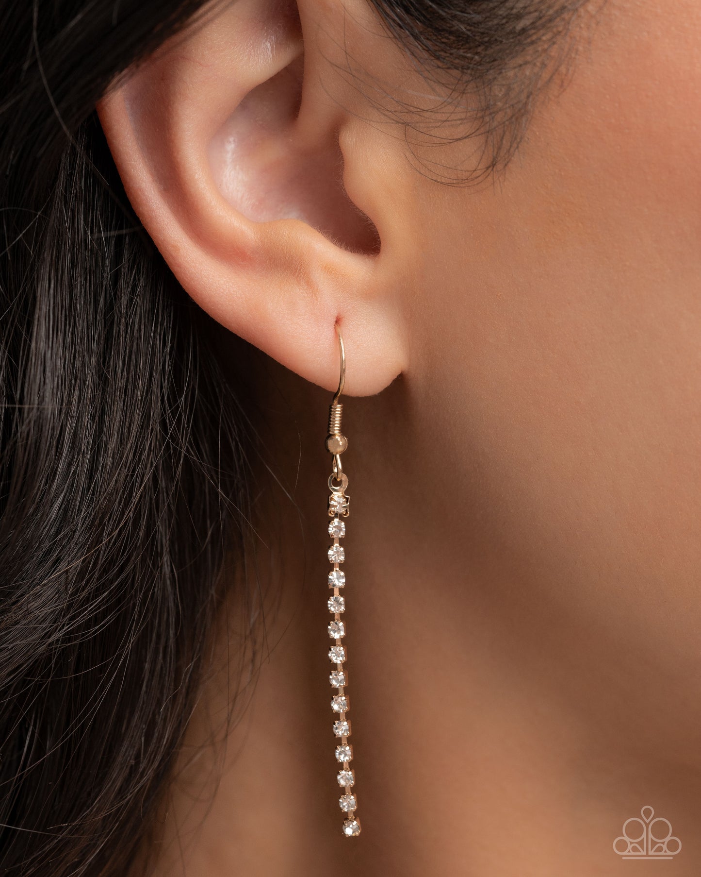 A Finishing Touch Never Enough Elegance - Gold Necklace and Ceaseless Chic - Gold Earrings 2pc Set