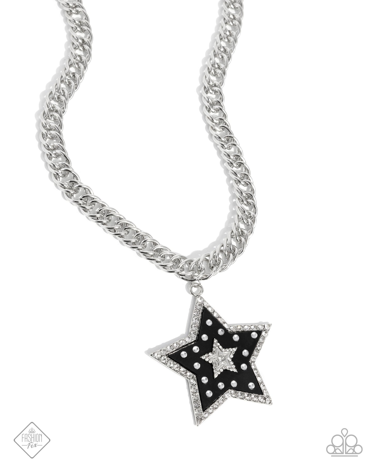 A Finishing Touch Cosmic Chic - Black Necklace