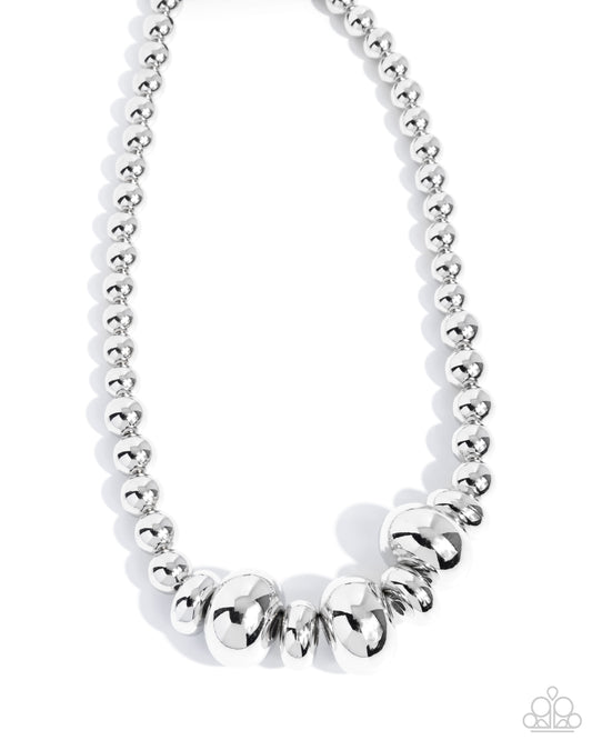 A Finishing Touch Model Maverick - Silver Necklace