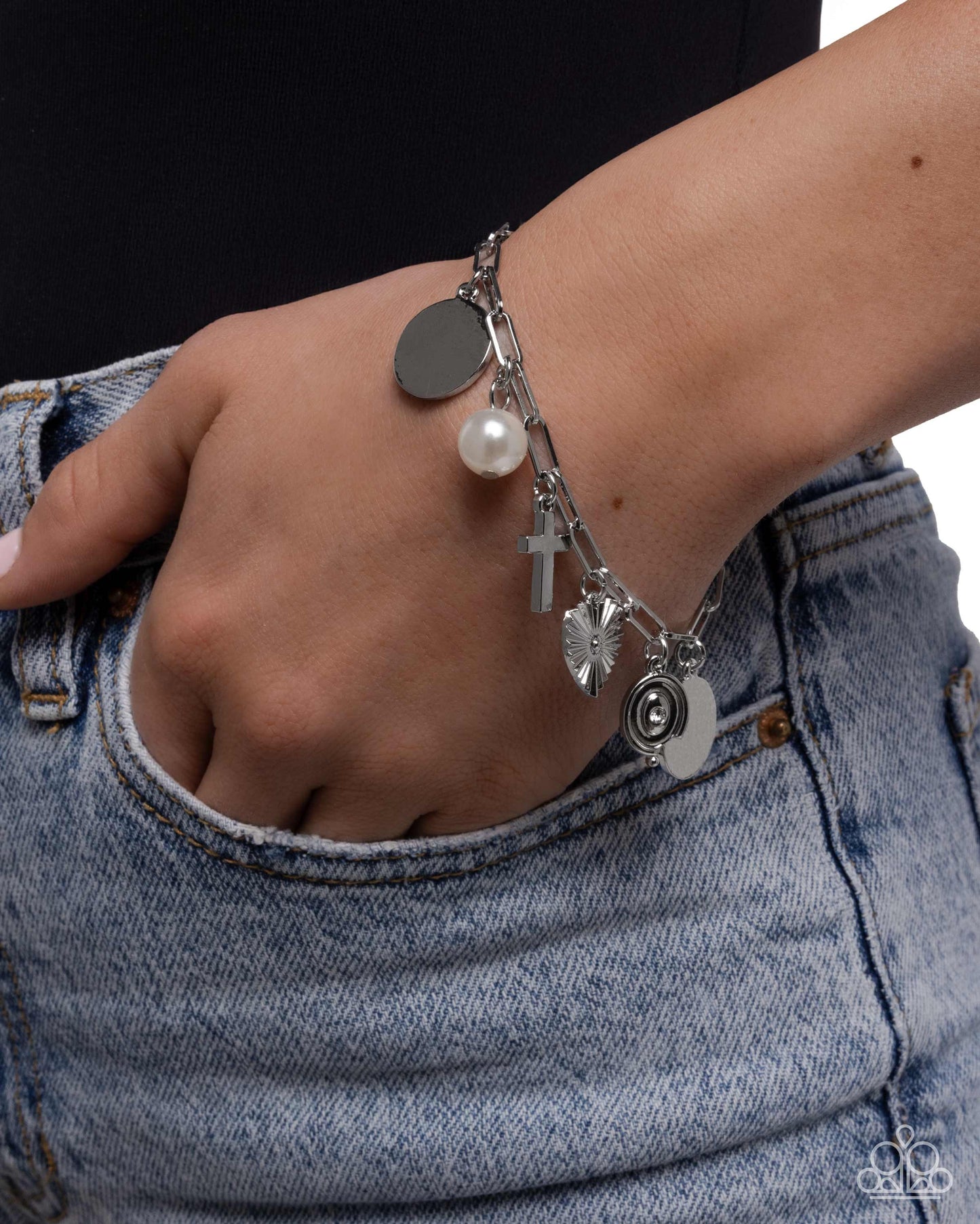 A Finishing Touch Charm Commitment - White Charm Bracelet