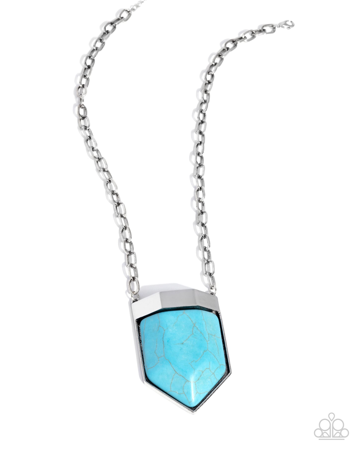 A Finishing Touch Pendant Passage - Blue Necklace