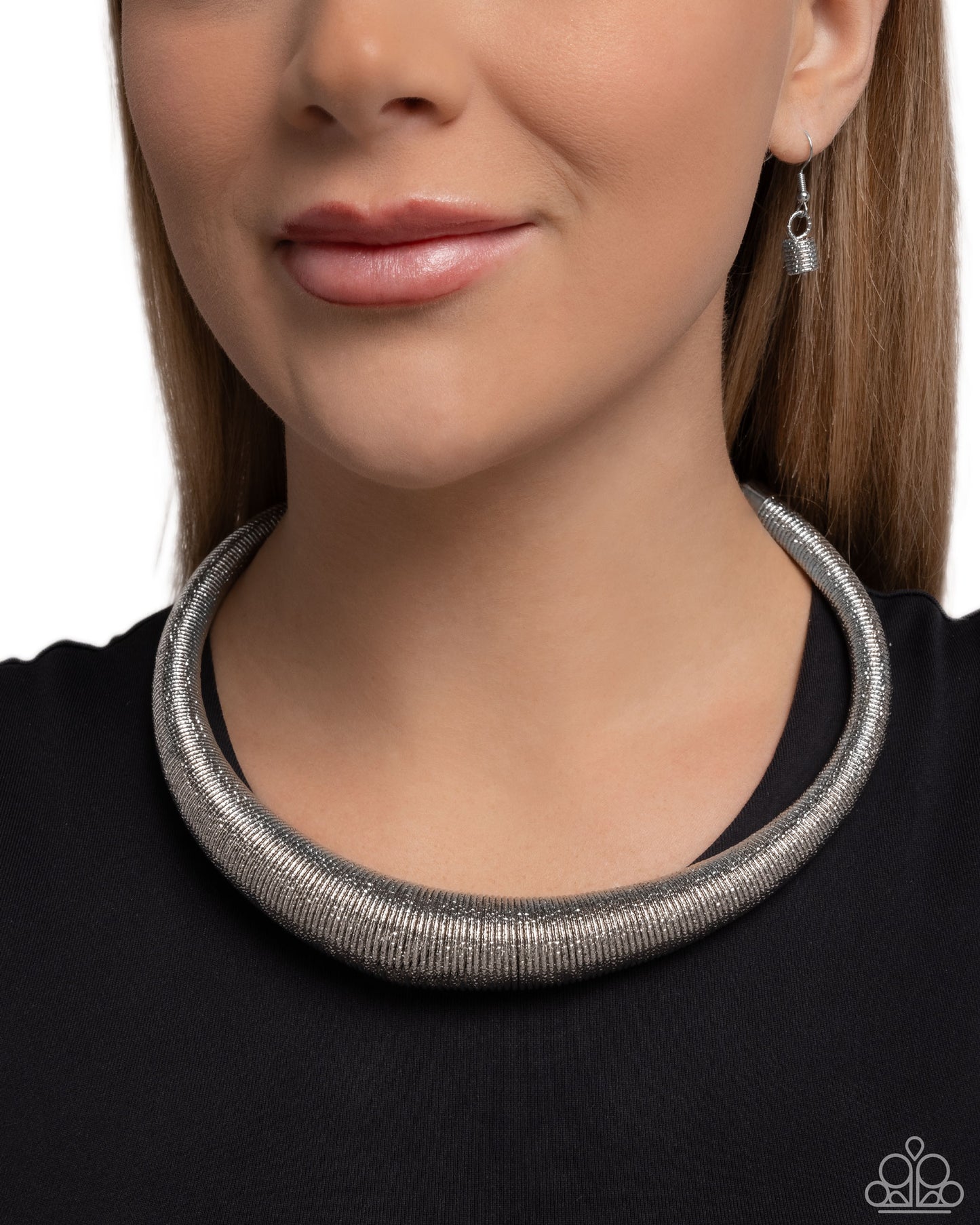 A Finishing Touch Subtle Selfie - Silver Necklace
