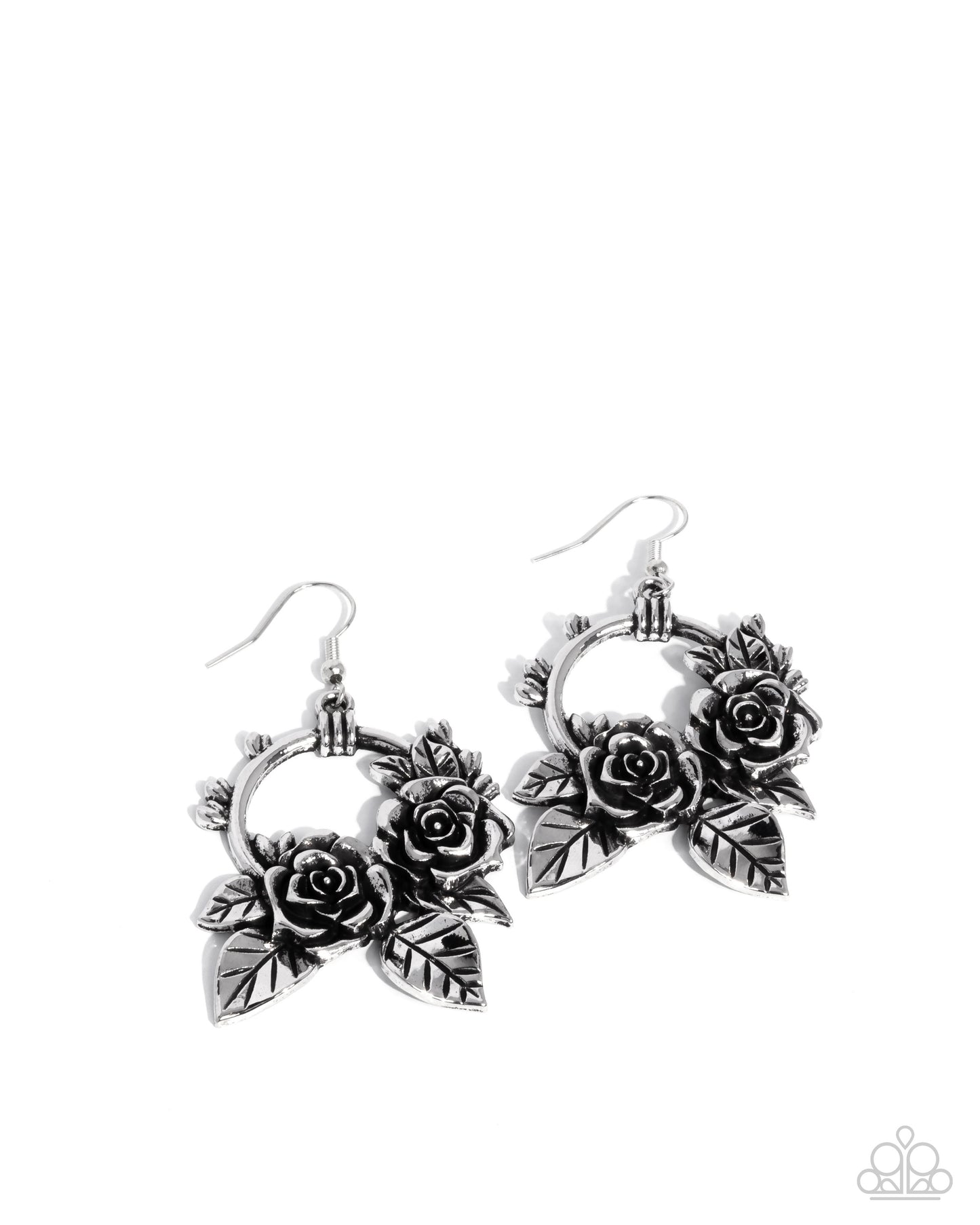 A Finishing Touch Wanderlust Wreath - Silver Earrings