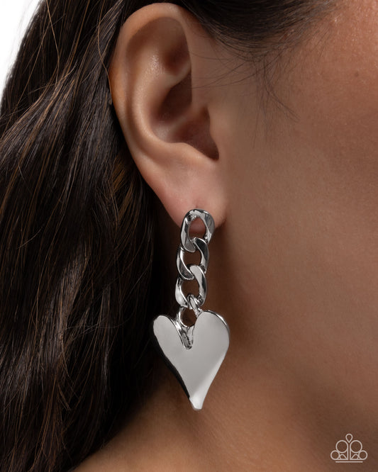 A Finishing Touch Mechanic Match - Silver Earrings