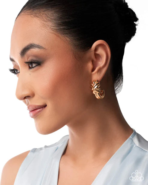 A Finishing Touch Honor Bound - Gold Earrings