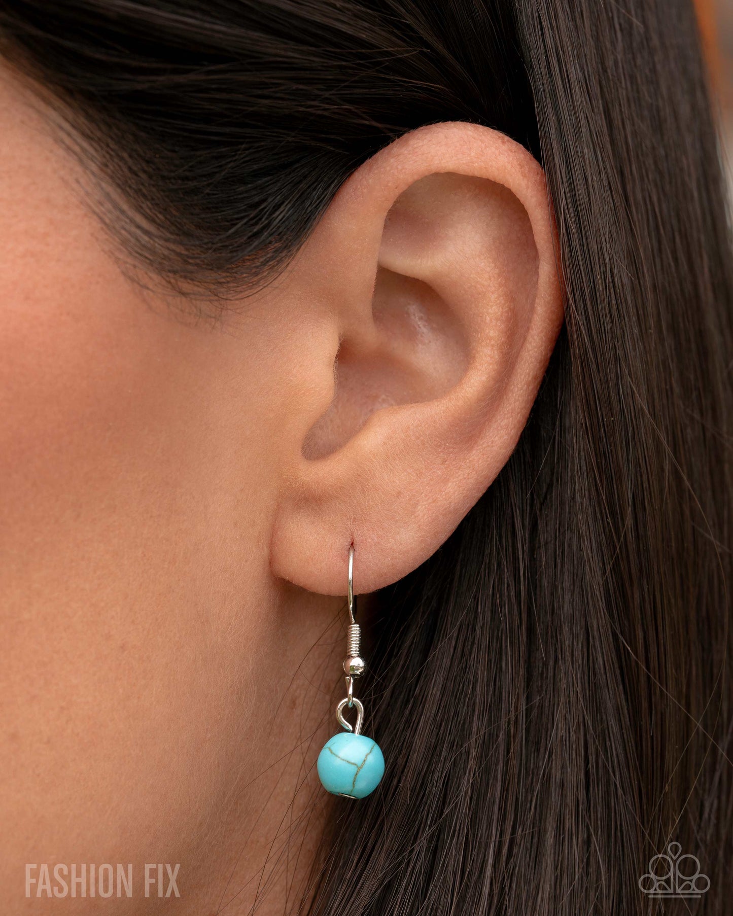 A Finishing Touch Rustic Route - Blue Necklace and Universal Utopia - Blue Earrings 2pc Set