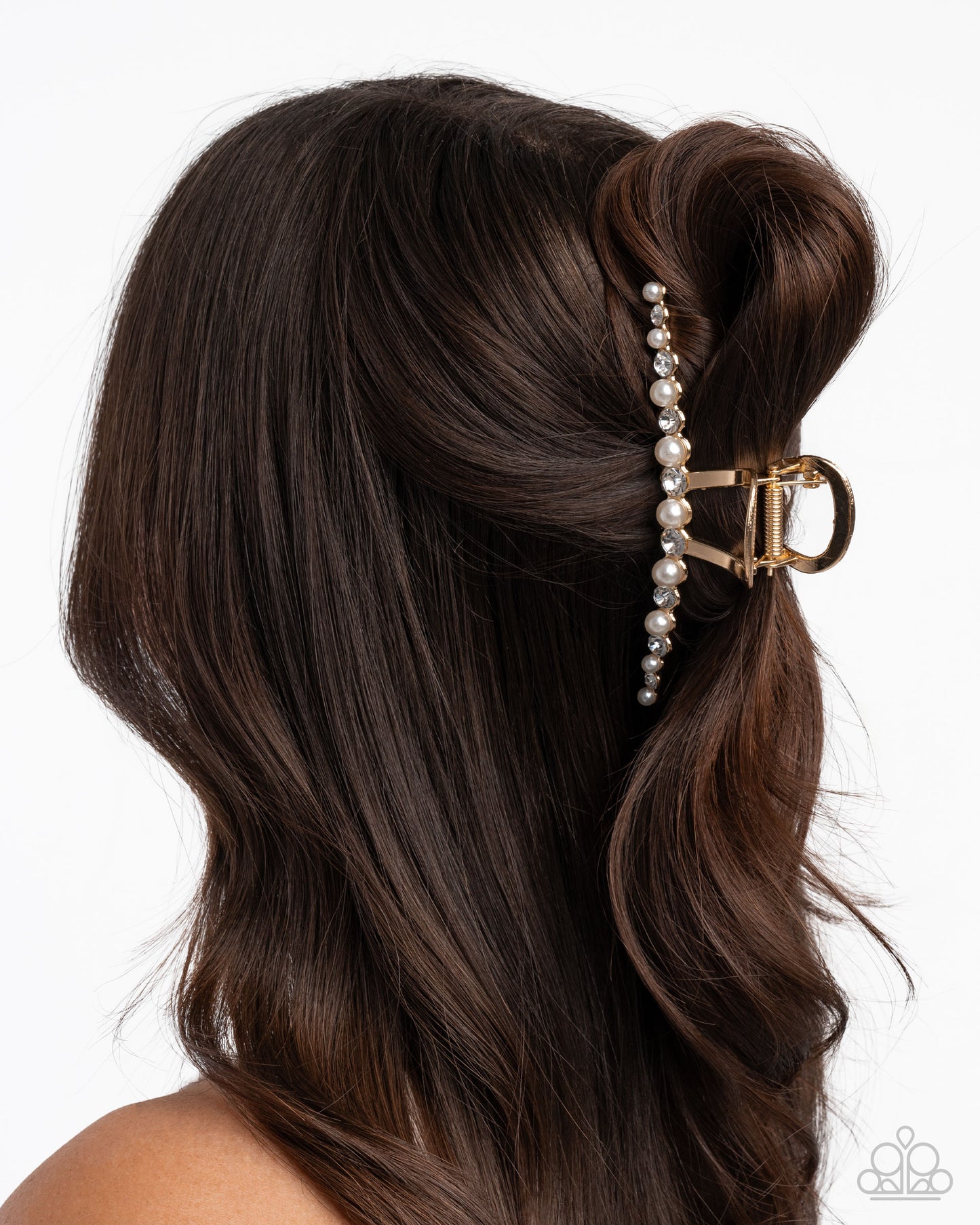 A Finishing Touch Social Shimmer - Gold Hair Clip