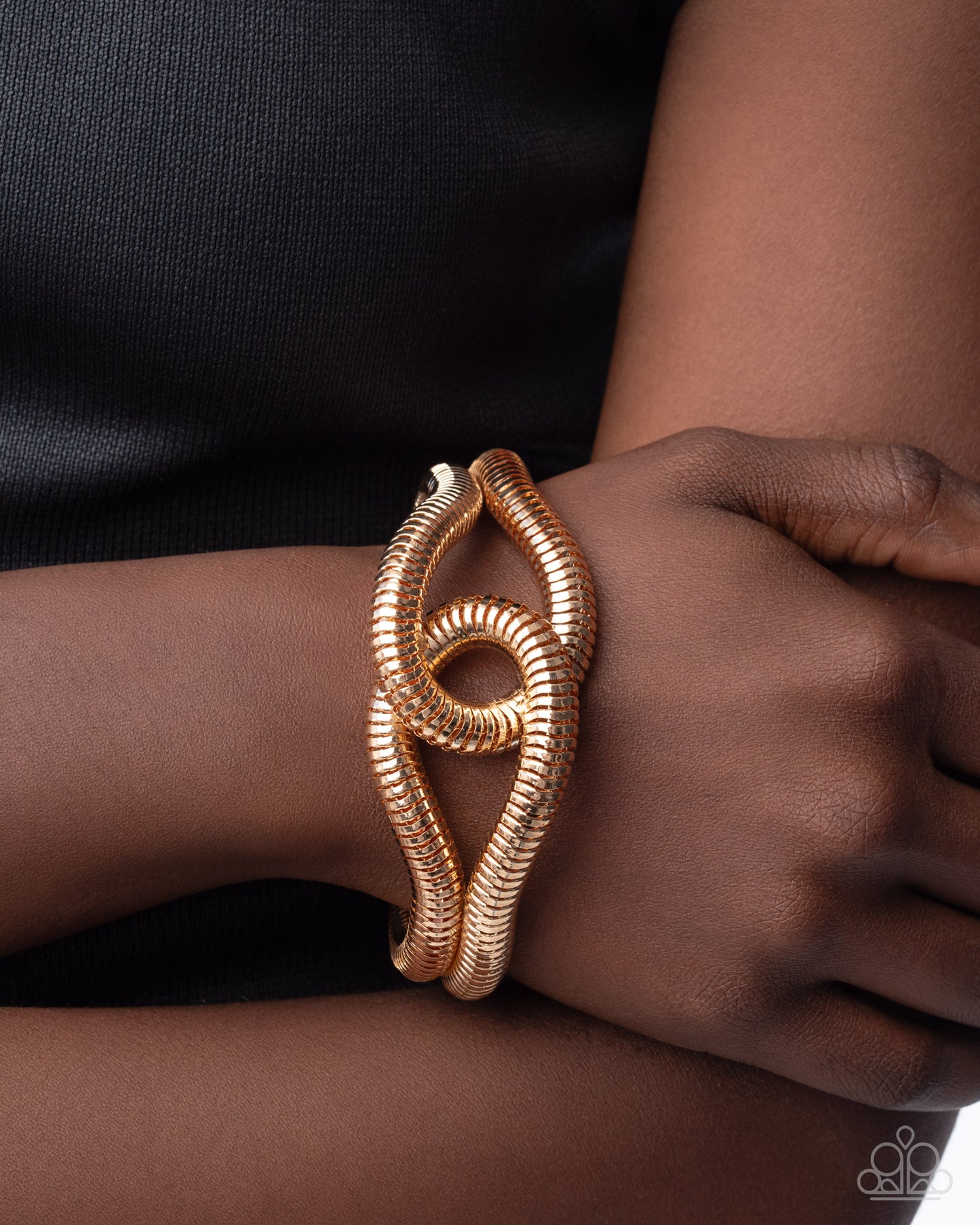 A Finishing Touch Interlocked Ignition - Gold Bracelet