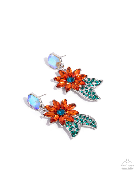 A Finishing Touch Momentous Majesty - Orange Earrings