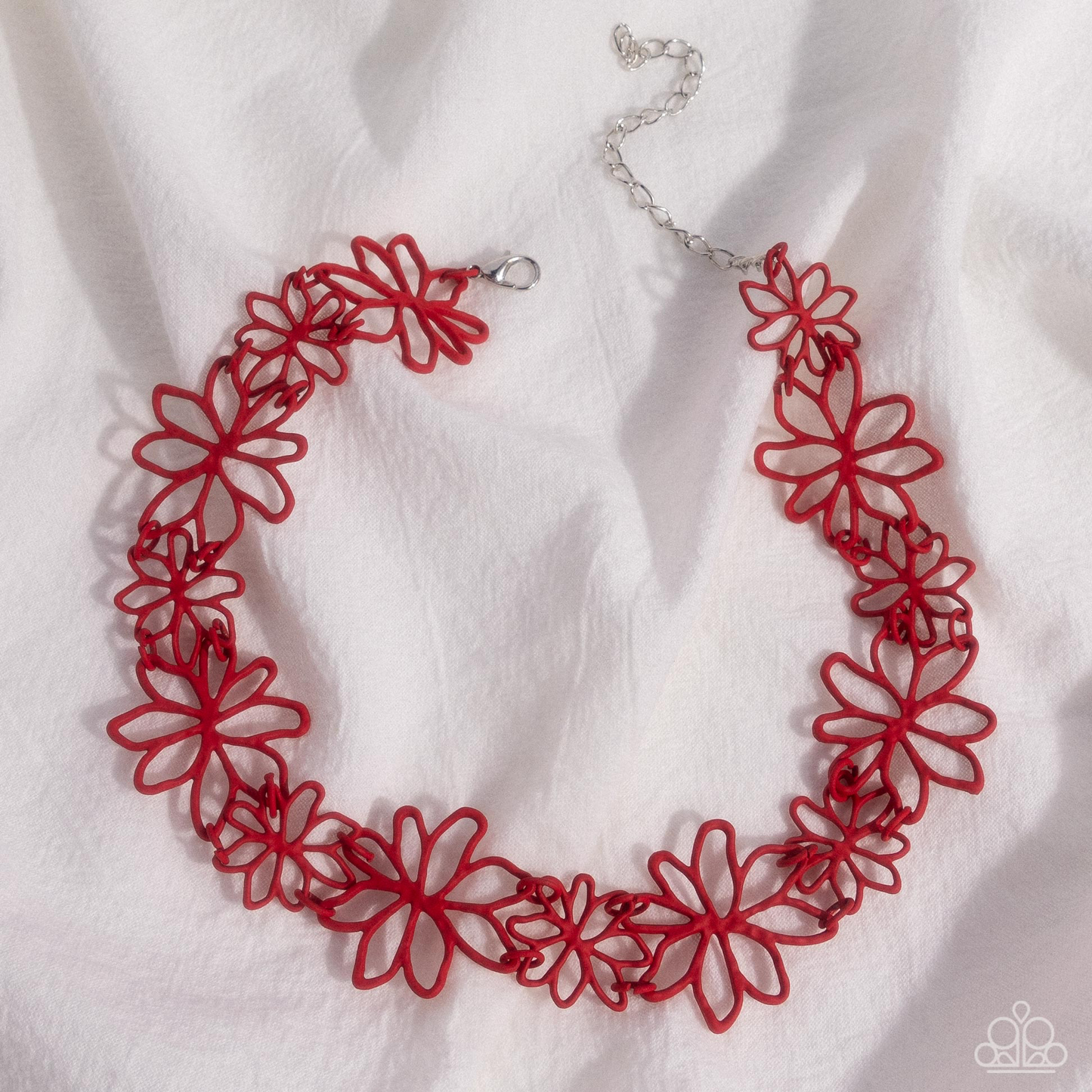 Paparazzi Bouquet Blend - Red Choker Necklace