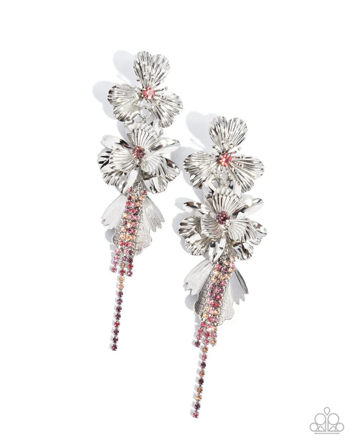 Paparazzi Classical Cadenza - Multi Floral Earrings