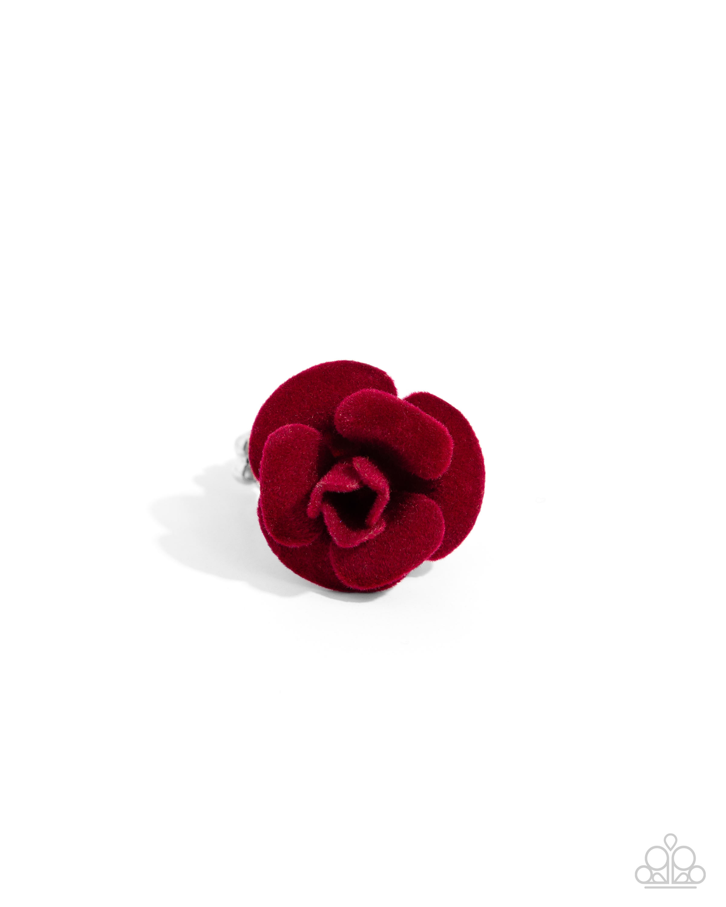 Paparazzi Relaxed Rosette - Red Flower Ring