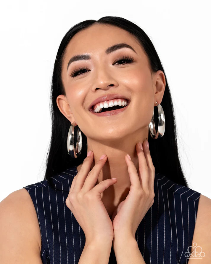 A Finishing Touch Gravity Generosity - Silver Earrings