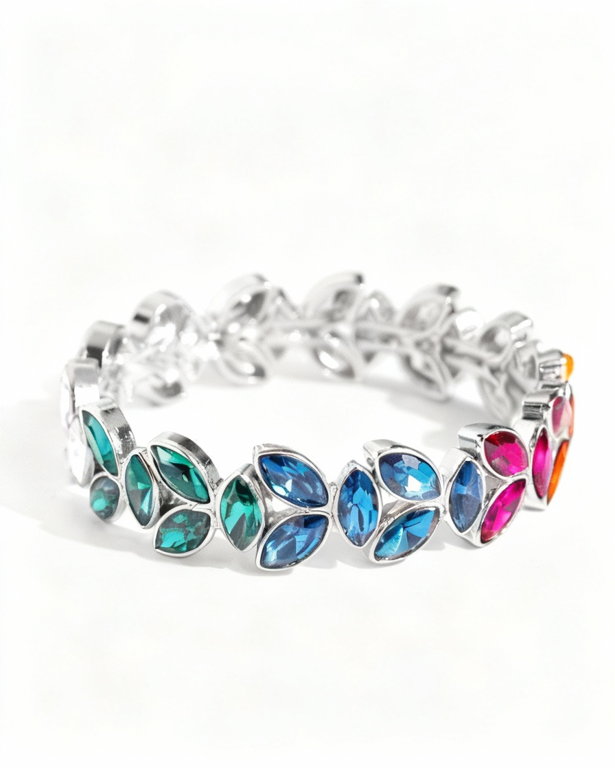 A Finishing Touch Gilded Gardens - Multicolor Bracelet - Pink Diamond Life of The Party Exclusive