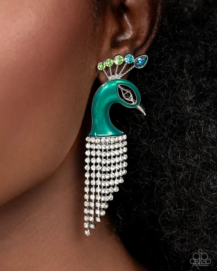 Paparazzi  Pampered Peacock - Multi Earrings