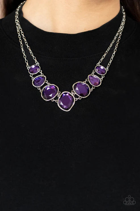 Paparazzi Absolute Admiration - Purple Necklace