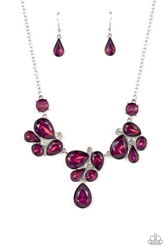 Paparazzi Everglade Escape- Purple Necklace