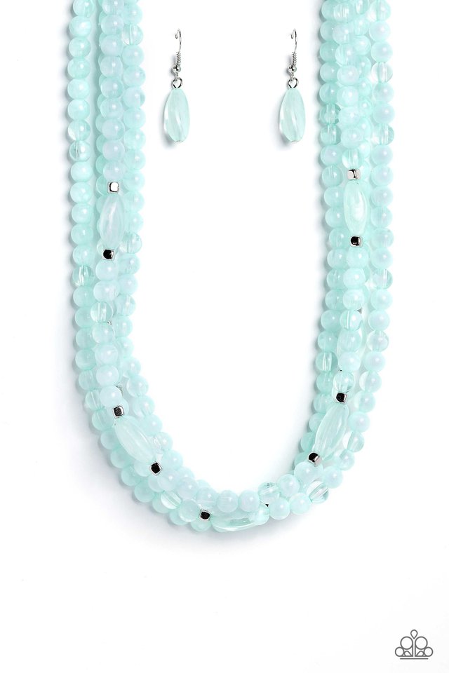 Paparazzi Layered Lass - Blue Necklace