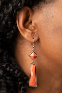 Paparazzi Hollywood Harmony - Orange Earrings Paparazzi Jewelry Images 