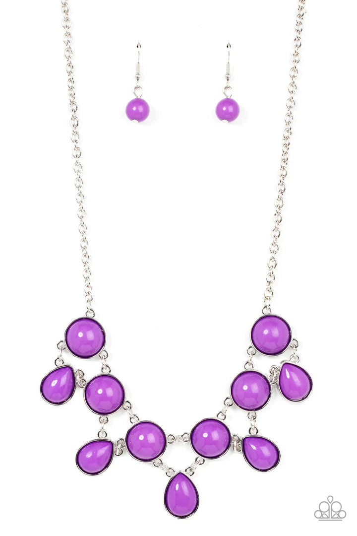 Paparazzi Very Valley Girl - Purple Necklace