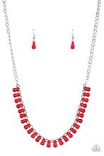 Paparazzi Extinct Species - Red Stone Necklace - A Finishing Touch Jewelry