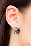 PAPARAZZI "LET ME GLOW!" - Black Earrings - A Finishing Touch Jewelry