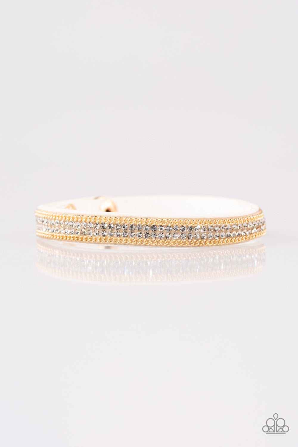 Paparazzi Babe Bling - Gold Bracelet - A Finishing Touch 