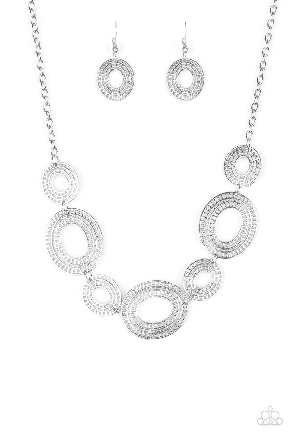 Paparazzi Basically Baltic - Silver Necklace - A Finishing Touch Jewelry