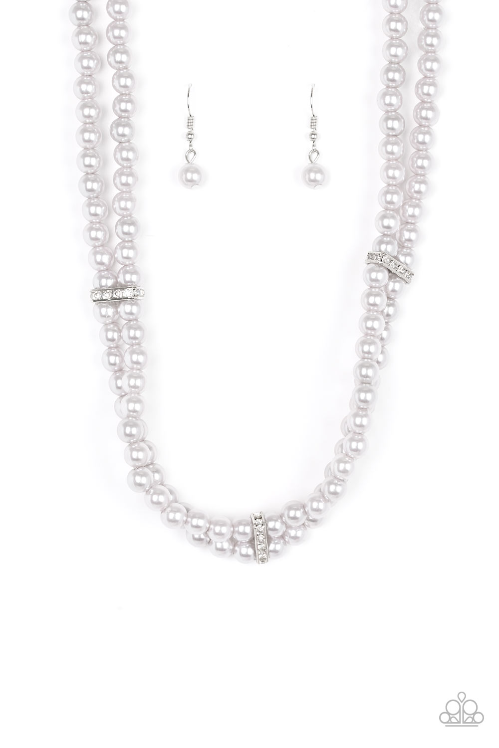 Paparazzi Put On Your Party Dress - Silver - A Finishing Touch 