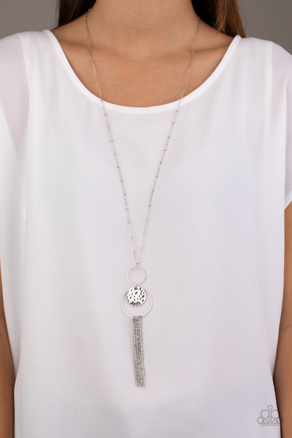 Paparazzi Faith Makes All Things Possible - Silver Necklace - A Finishing Touch Jewelry