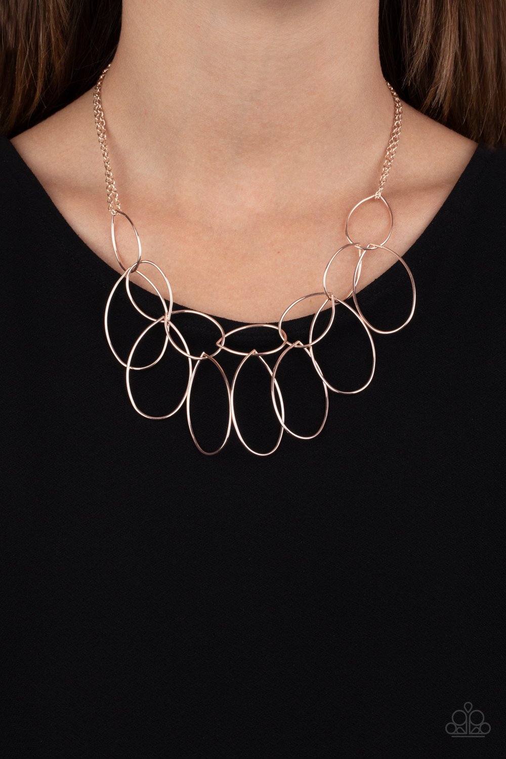 Paparazzi Top-TEAR Fashion - Rose Gold Necklace - A Finishing Touch Jewelry