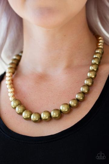 Paparazzi Power To The People - Brass Necklace - A Finishing Touch Jewelry