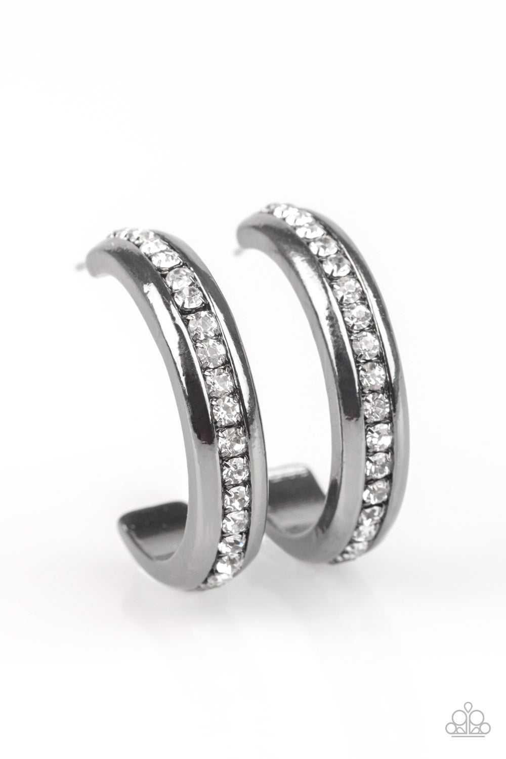 Paparazzi Earrings - 5th Avenue Fashionista - Black Earrings  Paparazzi jewelry images