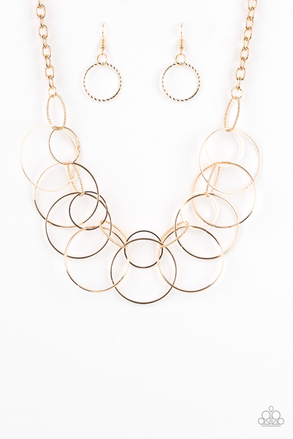 Paparazzi Circa de Couture - Gold Necklace - A Finishing Touch Jewelry