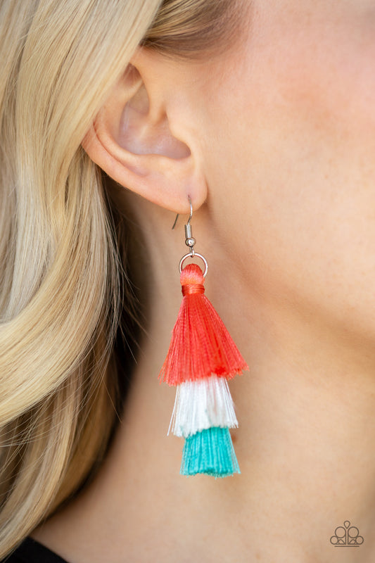 Paparazzi Hold On To Your Tassel! - Orange - A Finishing Touch 