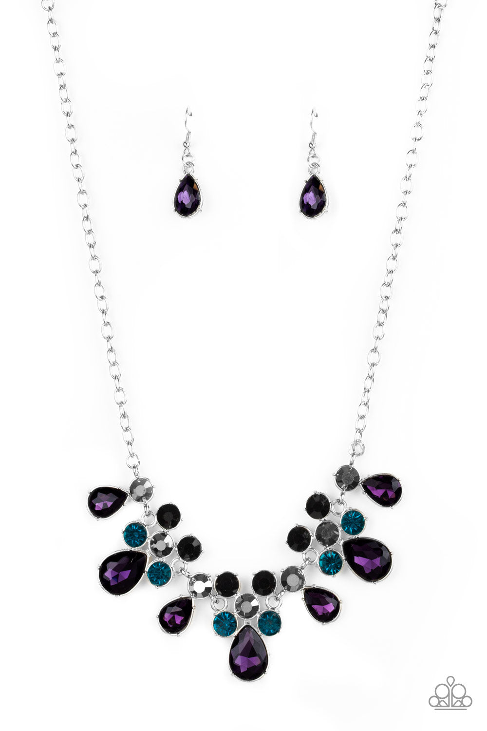 Paparazzi Debutante Drama - Purple Necklace - A Finishing Touch 