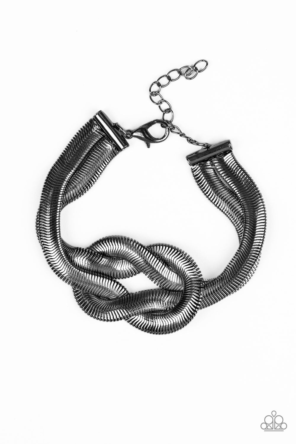 Paparazzi To The Max - Black Bracelet - A Finishing Touch 