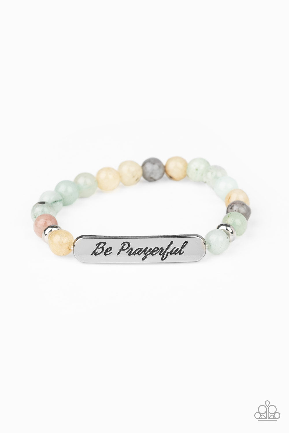 Paparazzi Be Prayerful - Green Inspirational Bracelet - A Finishing Touch 