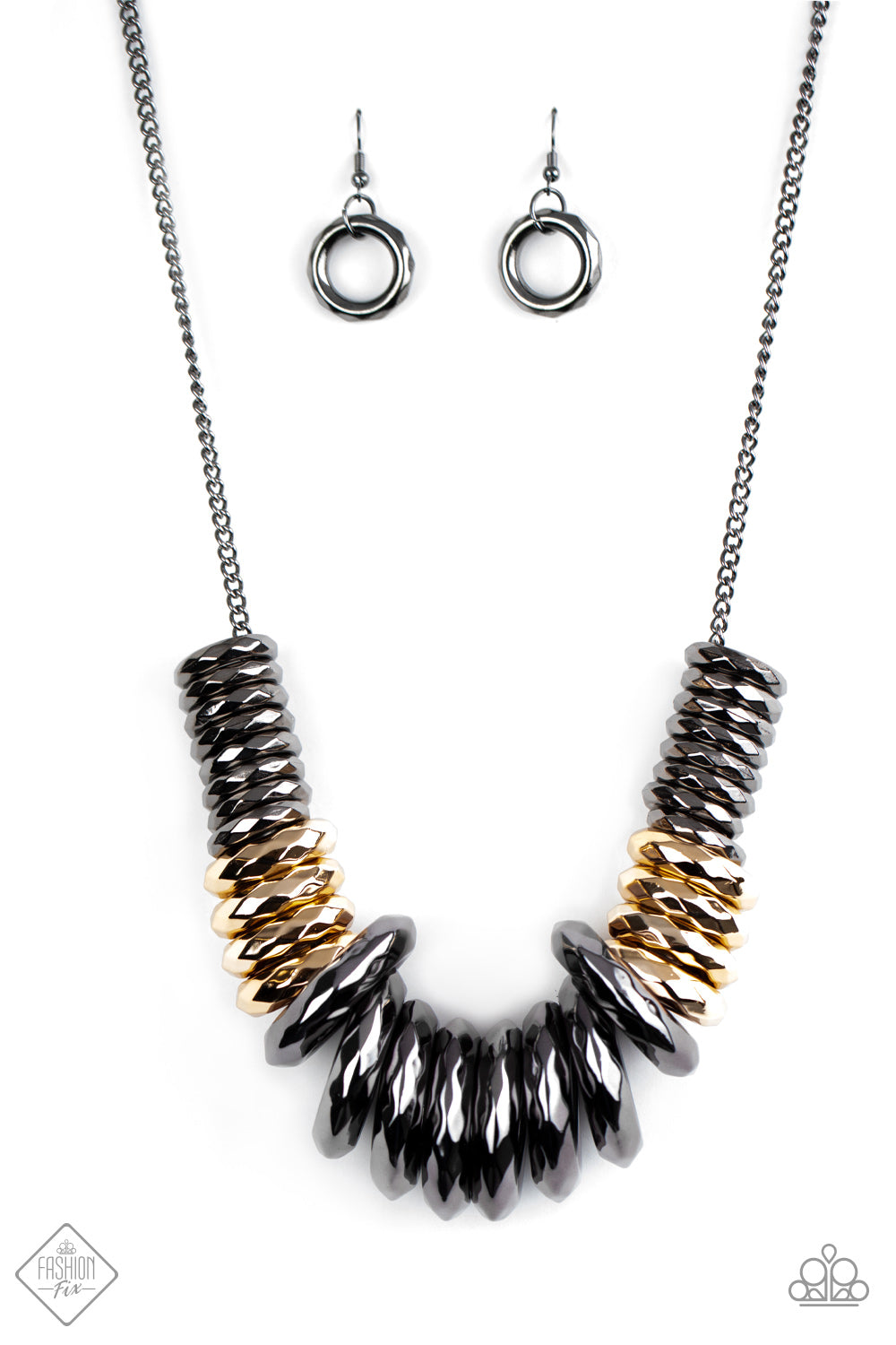 Paparazzi Haute Hardware - Multi July's Fashion Fix Necklace - A Finishing Touch 