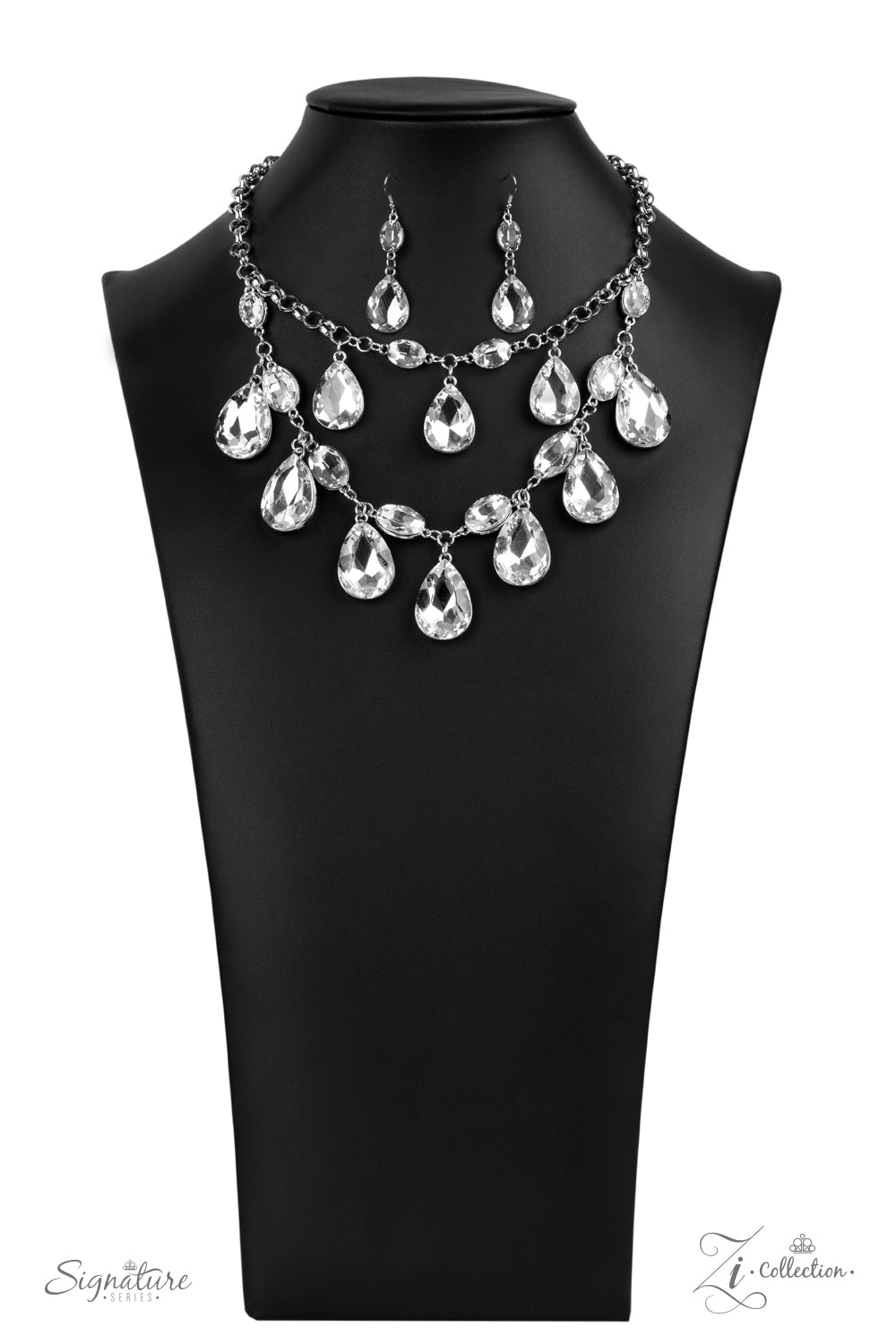 Paparazzi The Sarah - 2020 Zi Collection White Necklace - A Finishing Touch